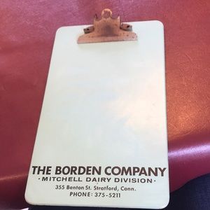 The Borden Company Clipboard